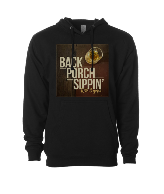 Back Porch Sippin' Podcast - Logo w/Image - Black Hoodie
