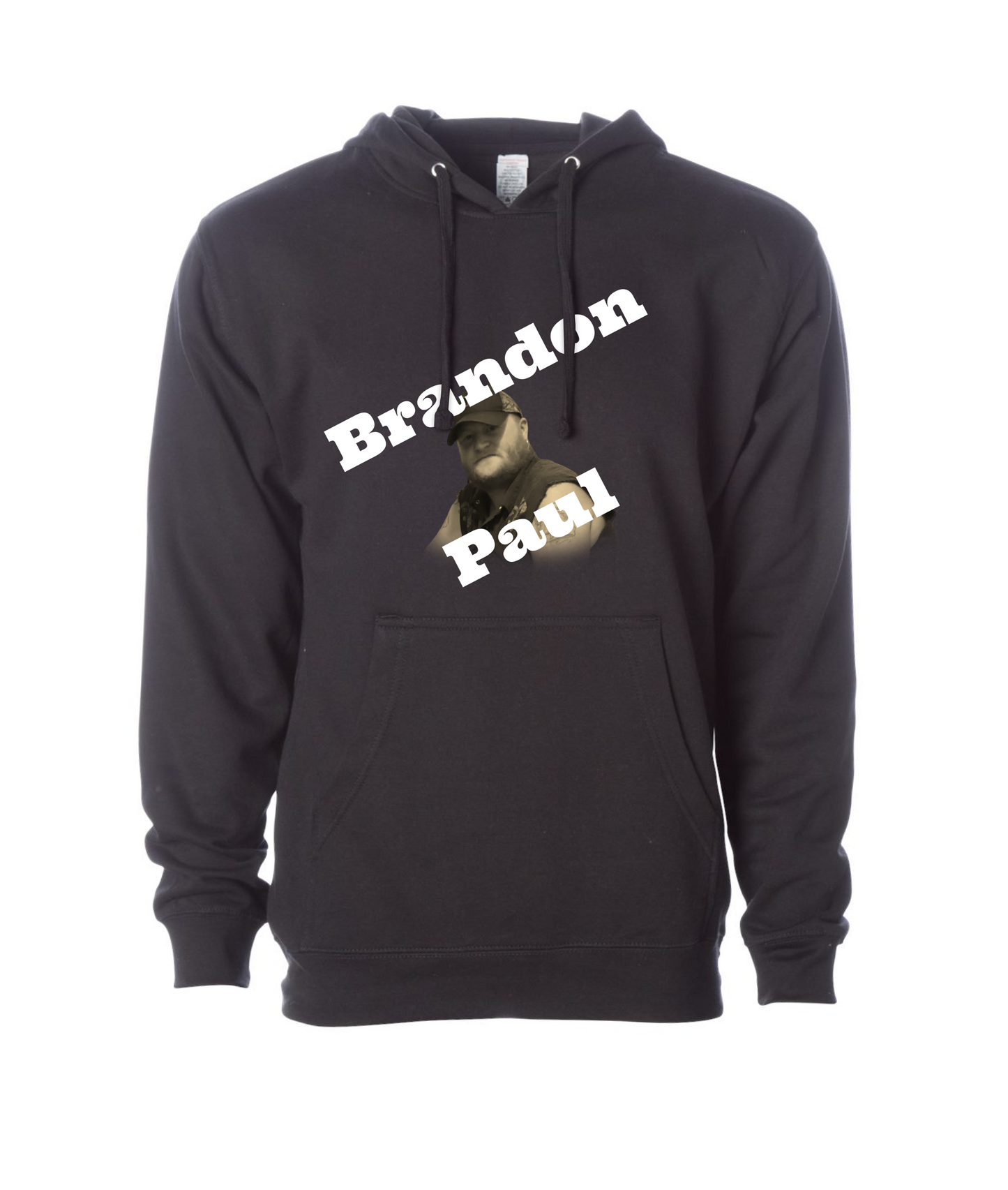 Brandon Paul - Logo - Black Hoodie