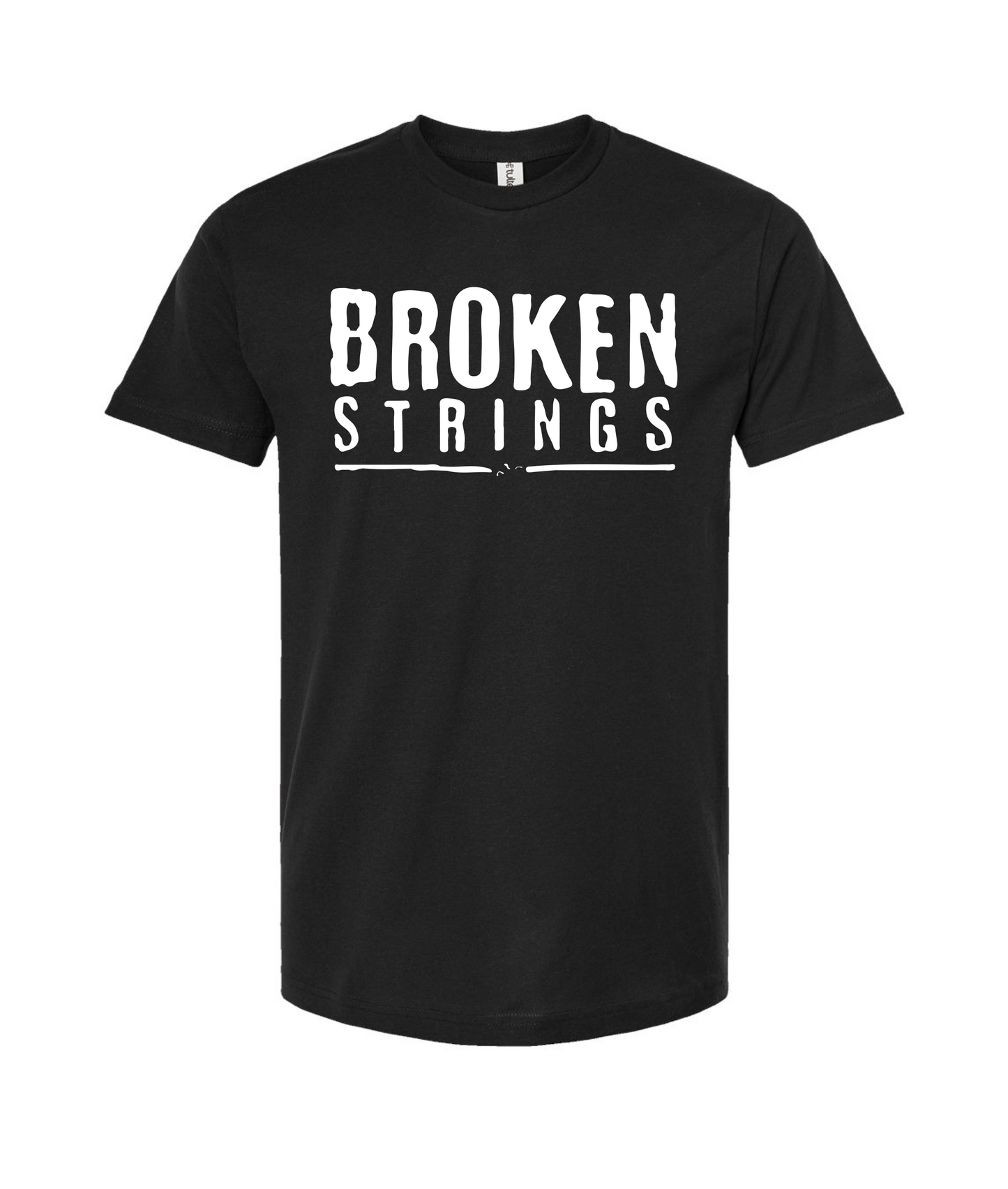 V-BRSTOP - BROKEN STRINGS - Black T-Shirt