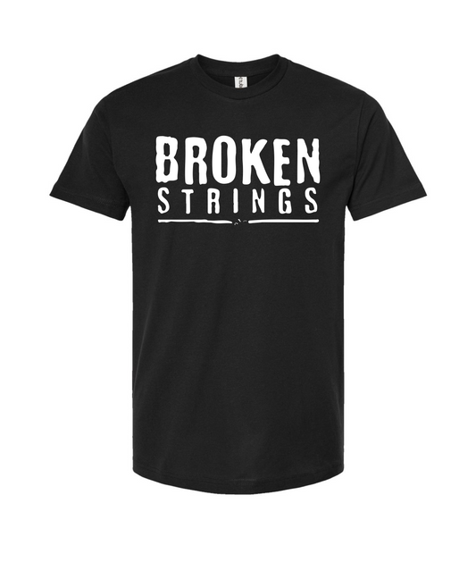 V-BRSTOP - BROKEN STRINGS - Black T-Shirt