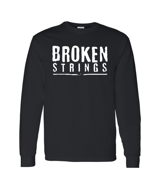 V-BRSTOP - BROKEN STRINGS - Black Long Sleeve T