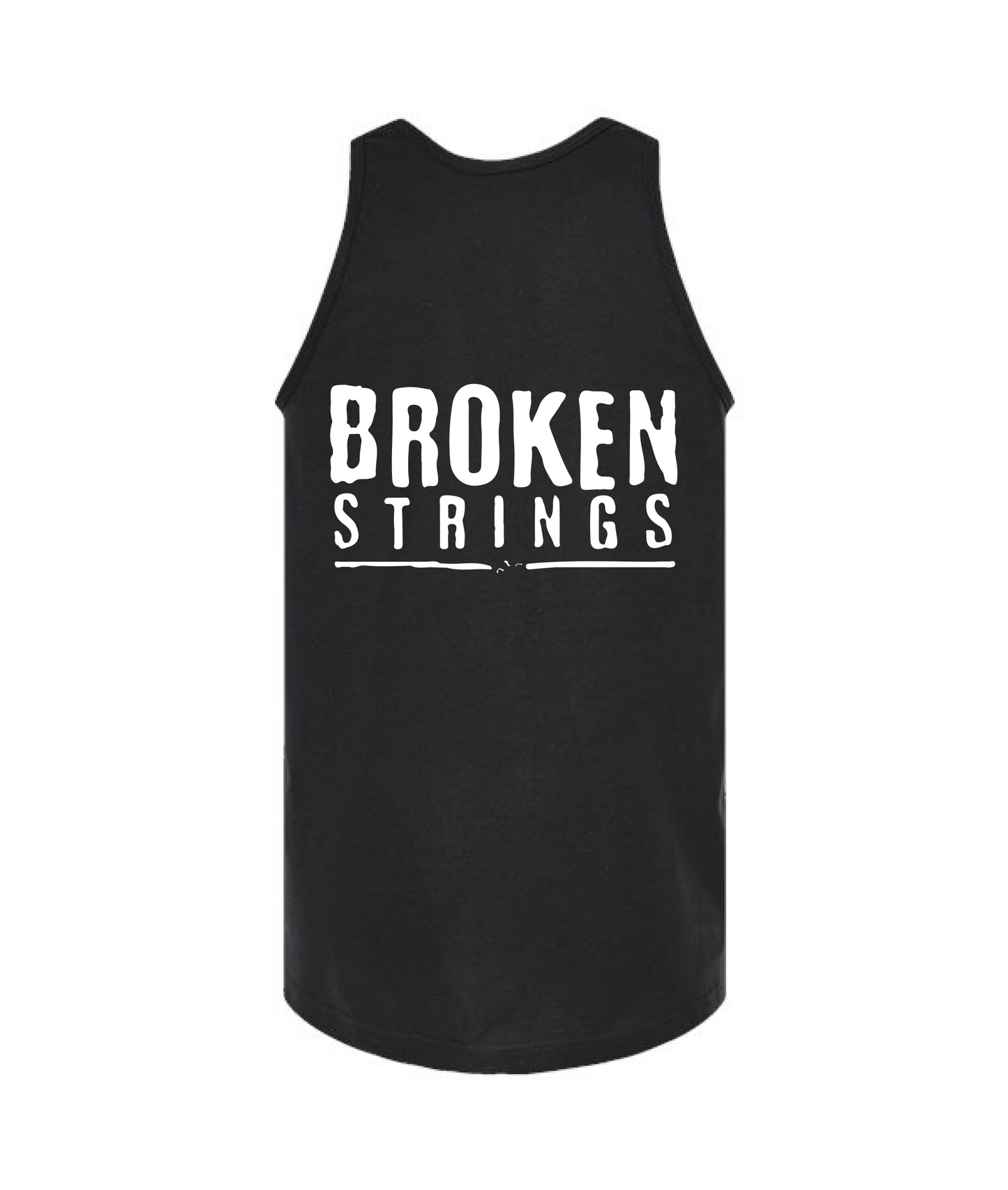 V-BRSTOP - BROKEN STRINGS - Black Tank Top