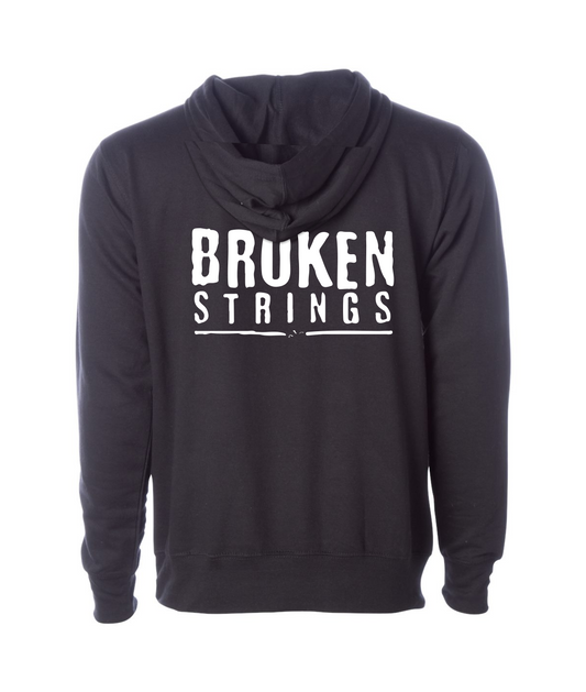 V-BRSTOP - BROKEN STRINGS - Black Hoodie
