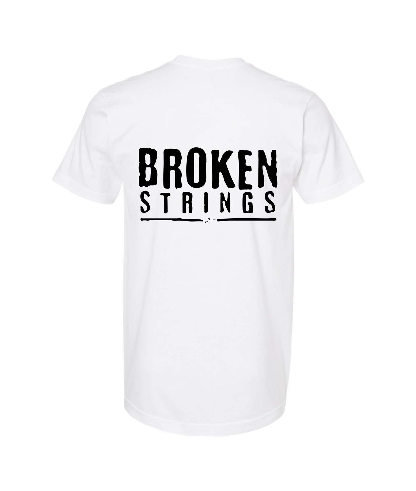 V-BRSTOP - BROKEN STRINGS - White T Shirt