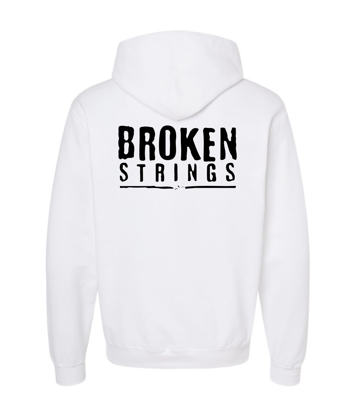 BROKEN STRINGS - BROKEN STRINGS - White Hoodie