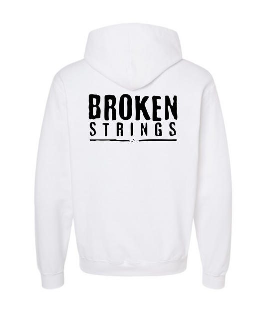V-BRSTOP - BROKEN STRINGS - White Hoodie