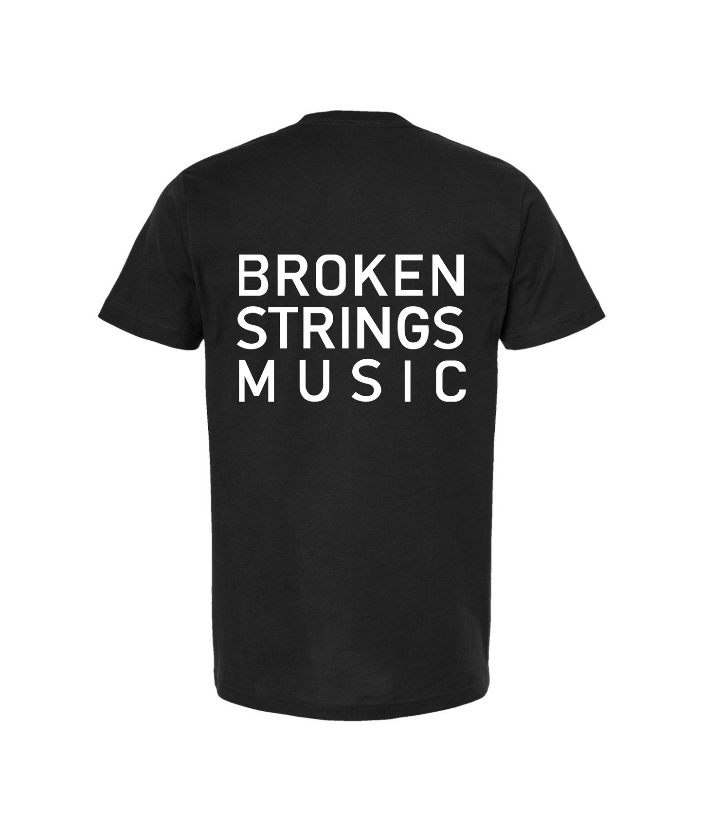 V-BRSTOP - BROKEN STRINGS MUSIC - Black T Shirt