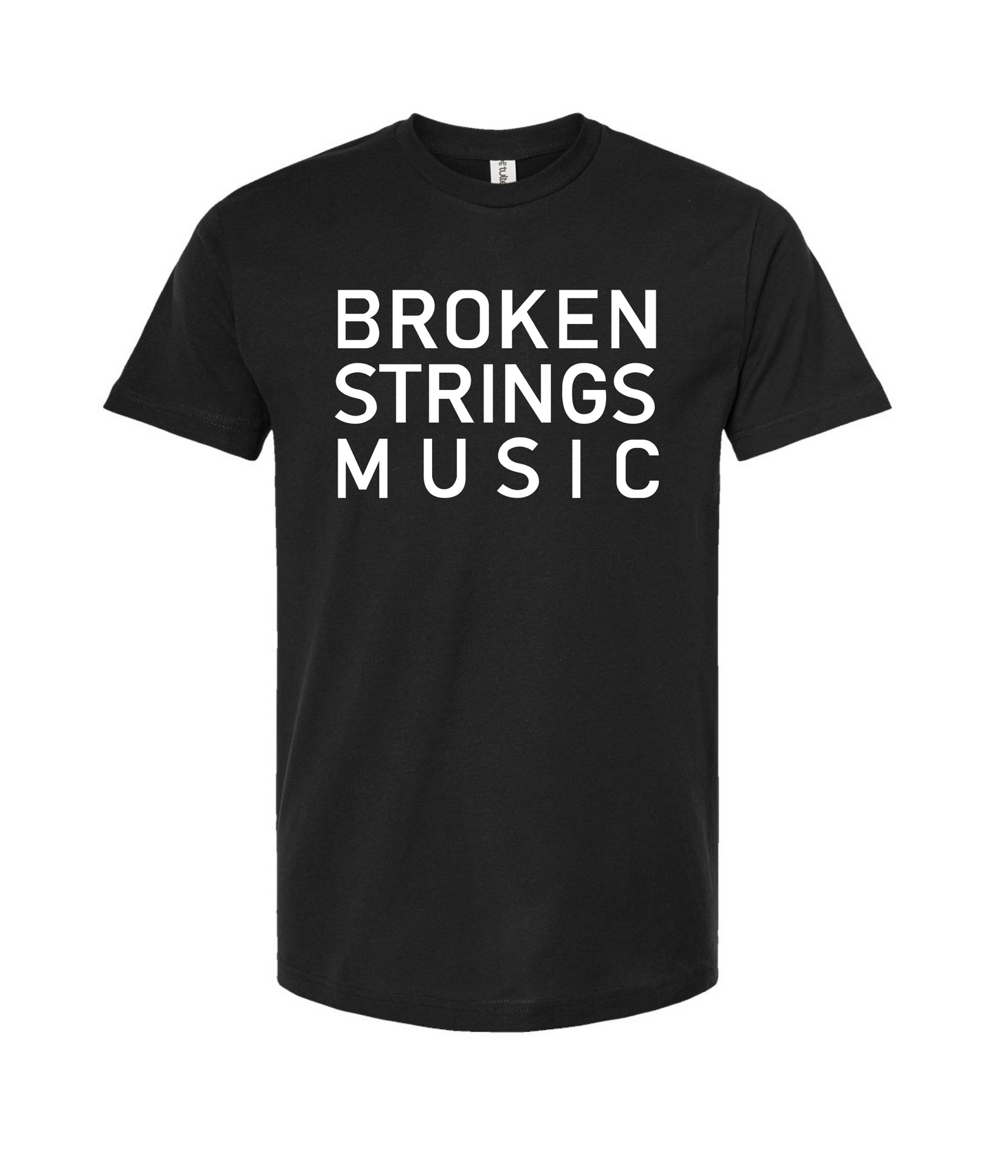 BROKEN STRINGS - BROKEN STRINGS MUSIC - Black T Shirt