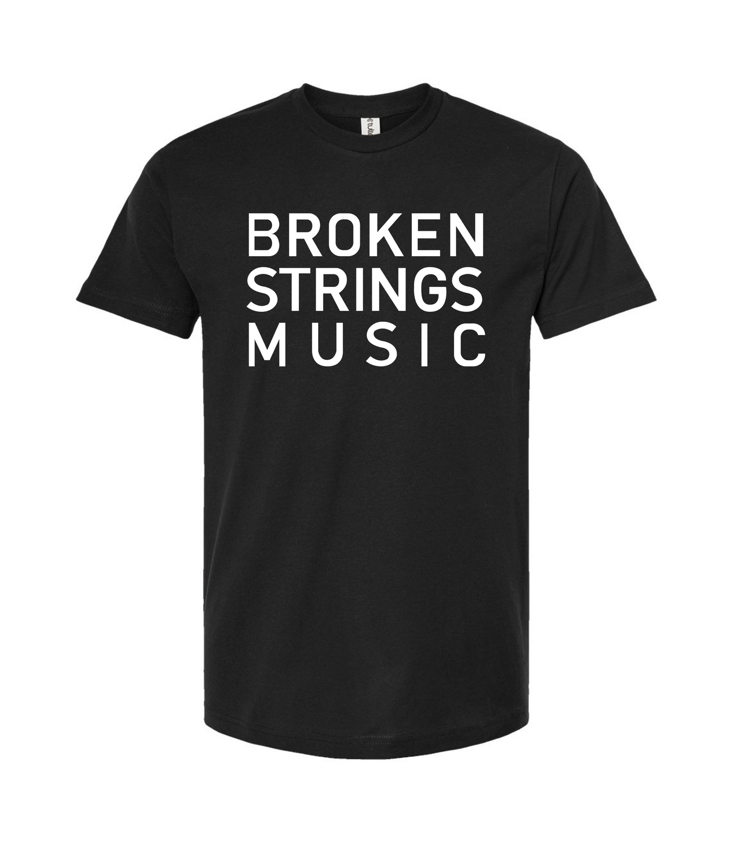 V-BRSTOP - BROKEN STRINGS MUSIC - Black T Shirt
