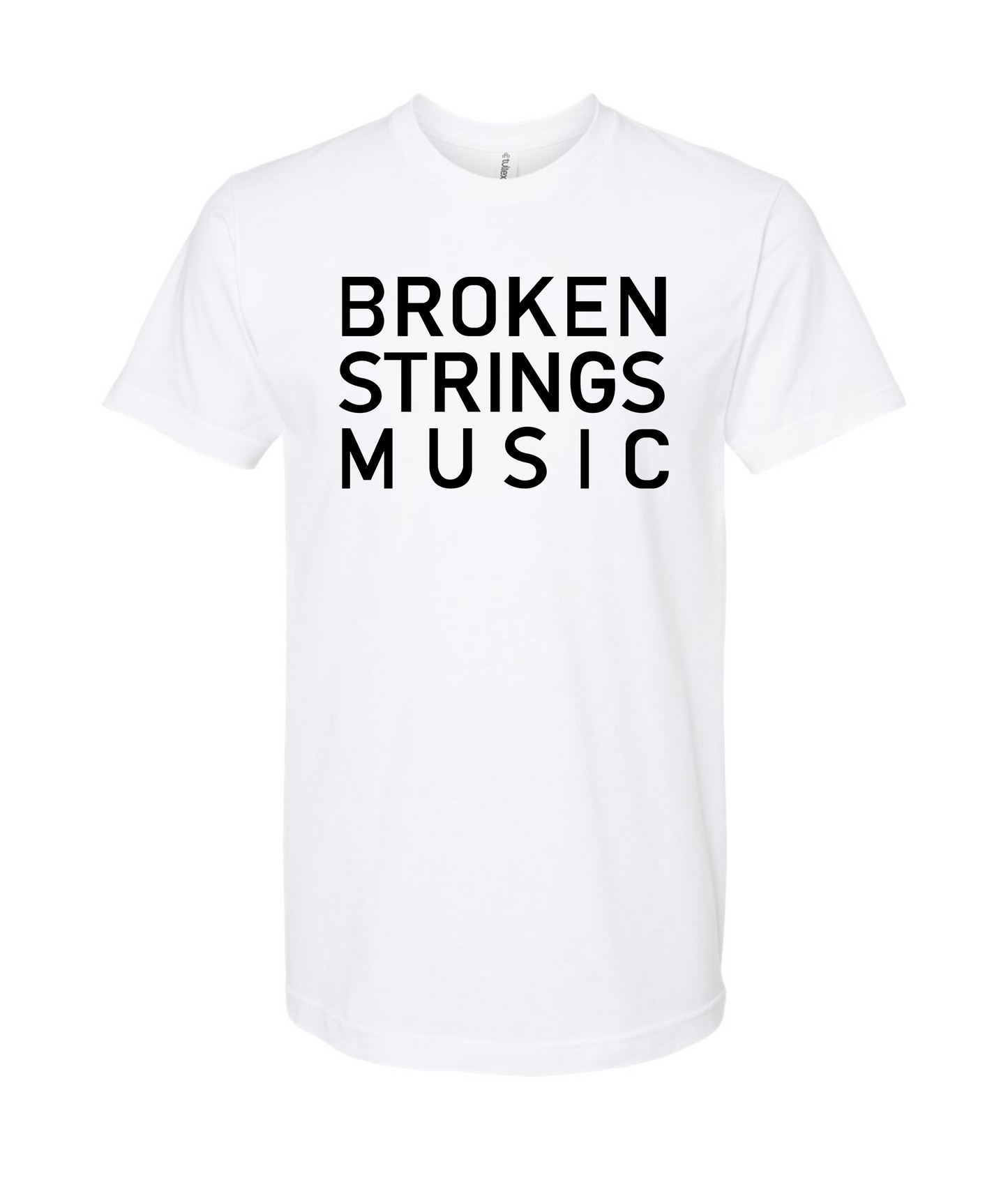 BROKEN STRINGS - BROKEN STRINGS MUSIC - White T Shirt