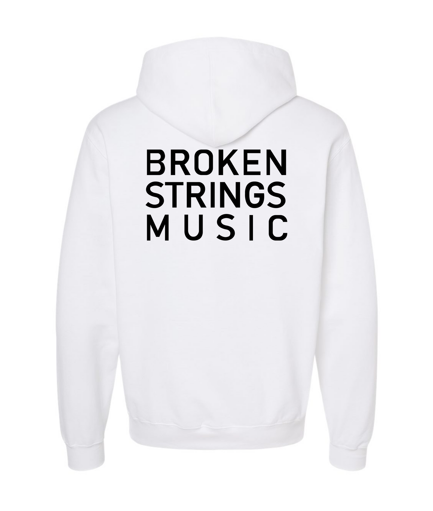 V-BRSTOP - BROKEN STRINGS MUSIC - White Hoodie