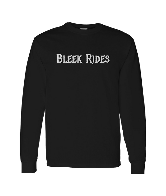 Bleekrides - BR Logo - Black Long Sleeve T
