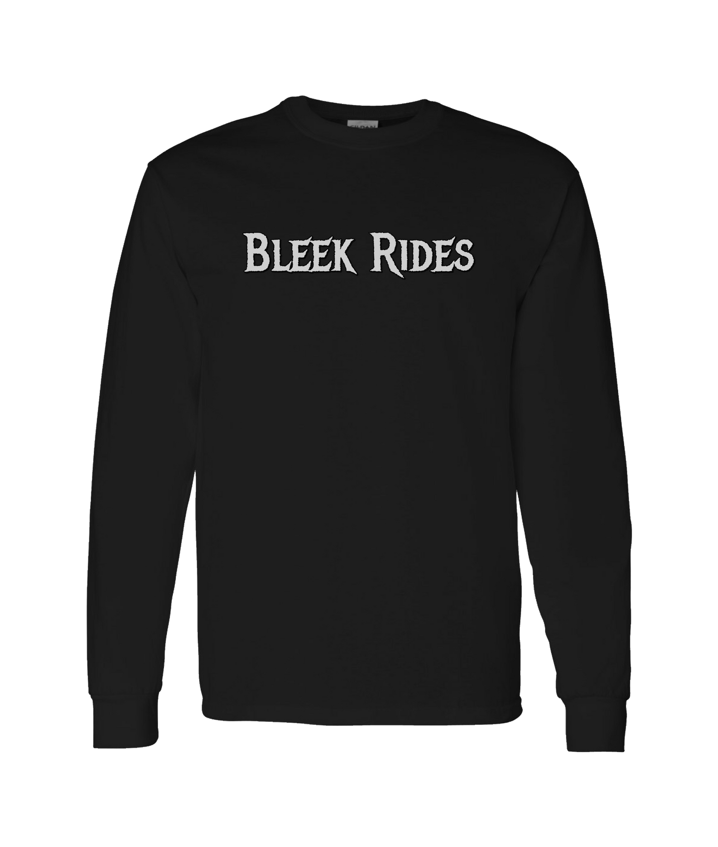 Bleekrides - BR Logo - Black Long Sleeve T