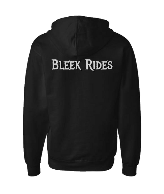 Bleekrides - BR Logo - Black Zip Up Hoodie