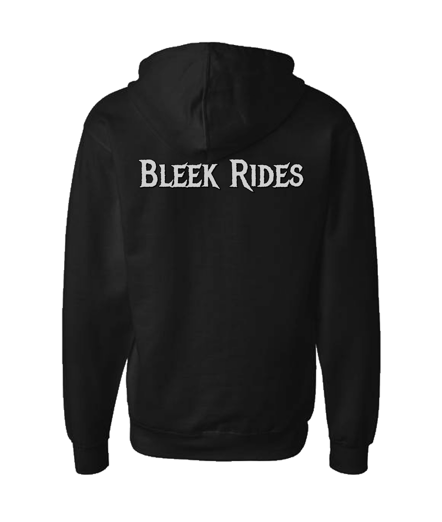 Bleekrides - BR Logo - Black Zip Up Hoodie