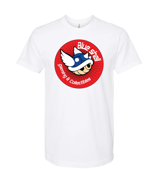 Blue Shell Gaming
 - Logo - White T-Shirt