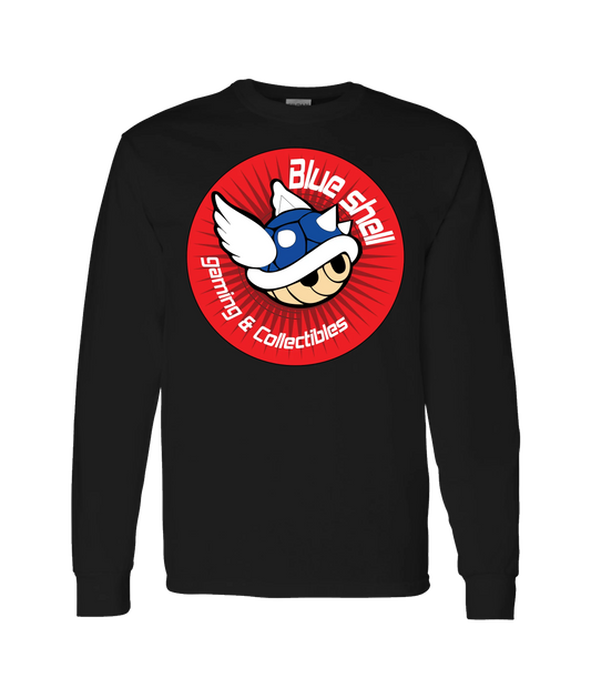 Blue Shell Gaming
 - Logo 2 - Black Long Sleeve T