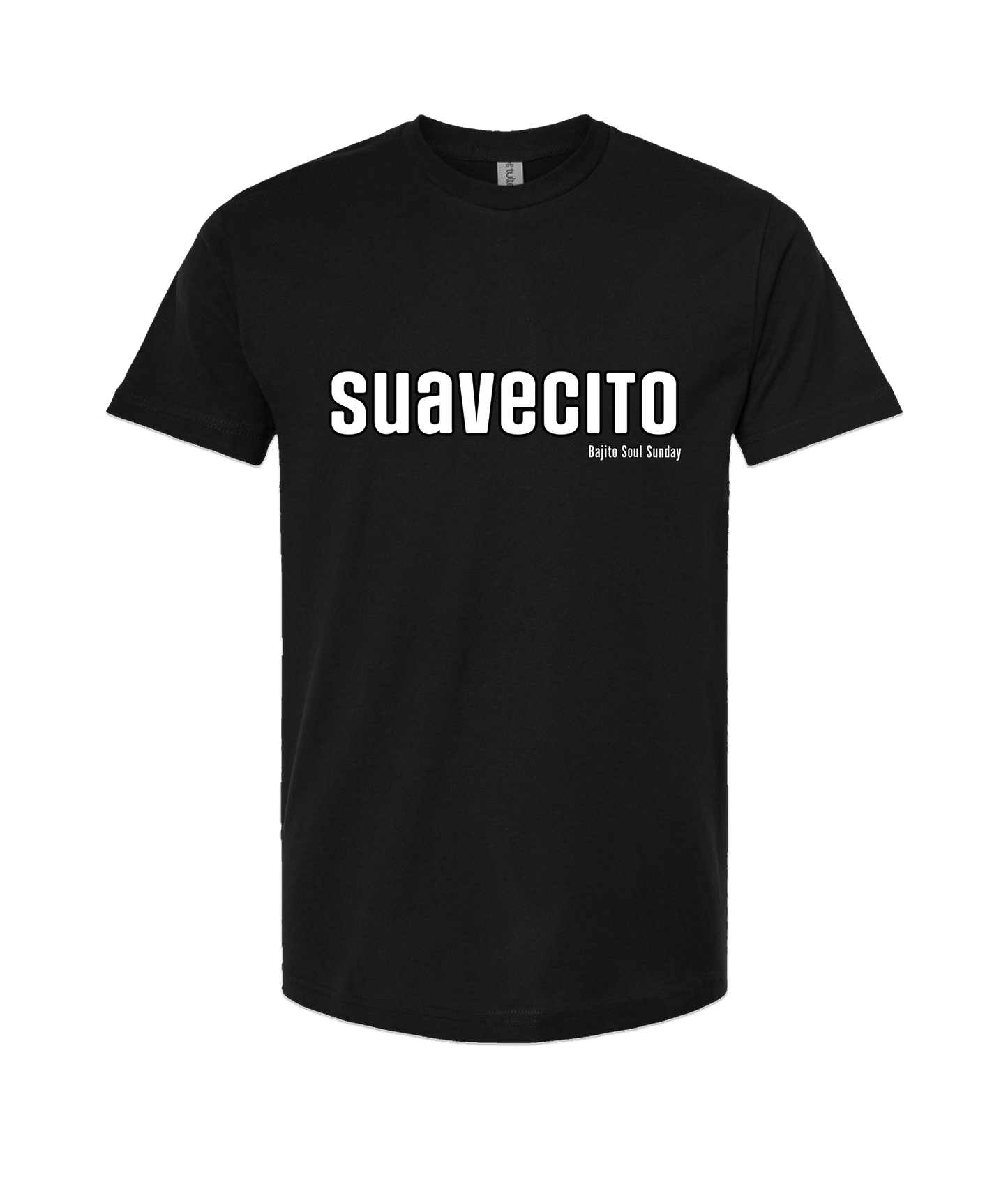 Bajito Soul Productions - SUAVECITO - Black T-Shirt