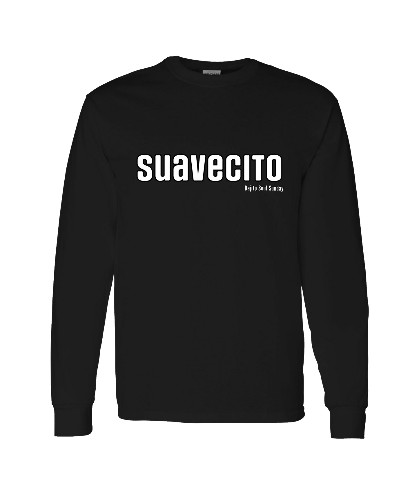 Bajito Soul Productions - SUAVECITO - Black Long Sleeve T