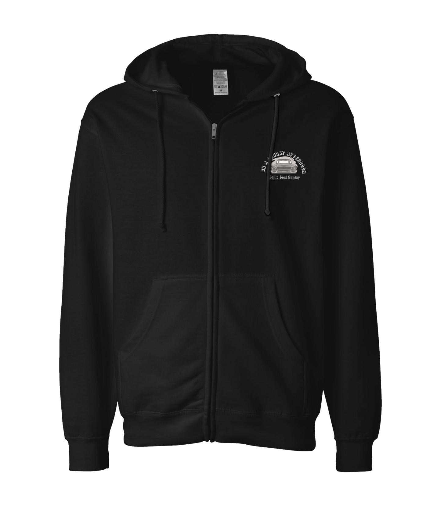 V-BSPTOP - SUNDAY AFTERNOON - Black Zip Up Hoodie