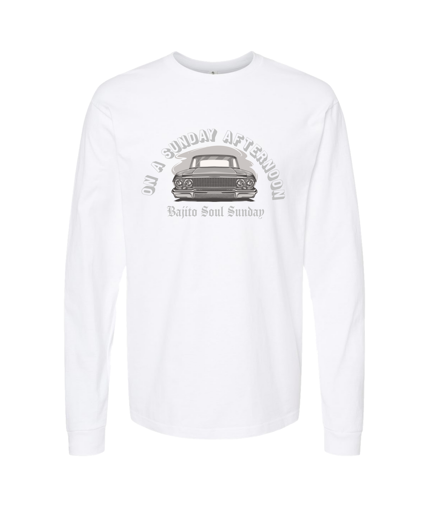 Bajito Soul Productions - SUNDAY AFTERNOON - White Long Sleeve T