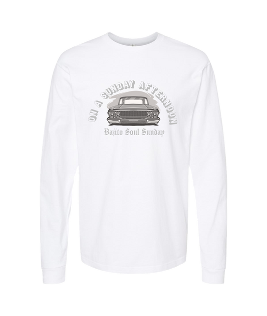 V-BSPTOP - SUNDAY AFTERNOON - White Long Sleeve T