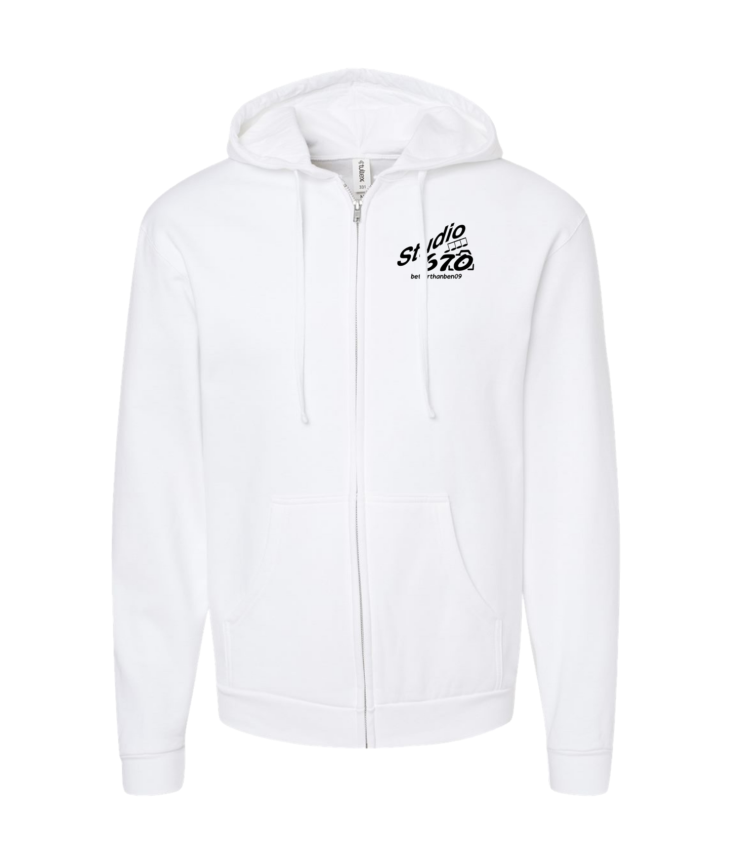 Better Than Bad - Studio 670 - White Zip Up Hoodie