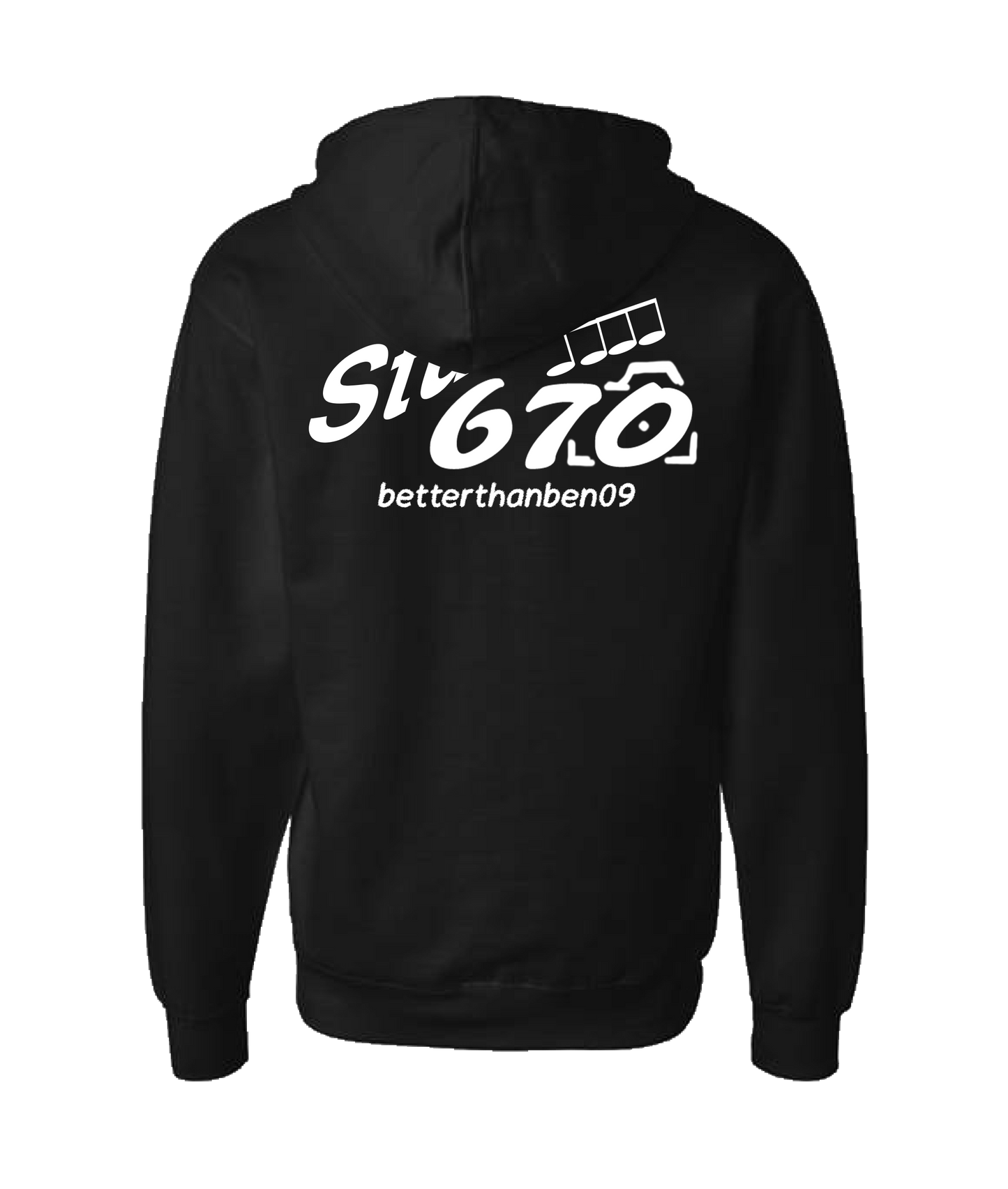 Better Than Bad - Studio 670 - Black Zip Up Hoodie