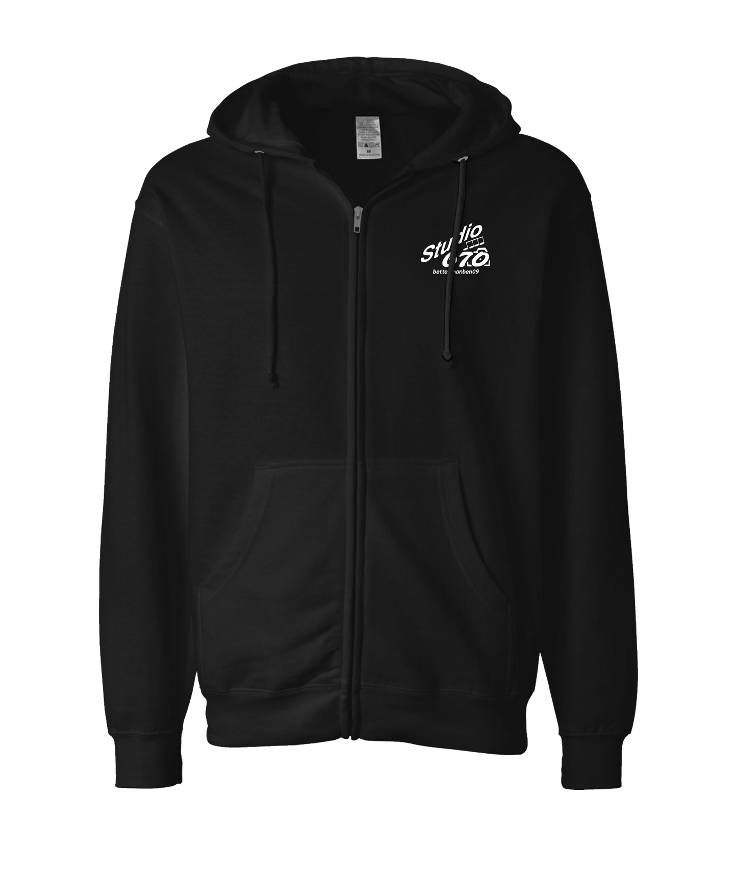 Better Than Bad - Studio 670 - Black Zip Up Hoodie