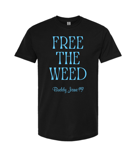 V-BUDTOP - FREE THE WEED - Black T-Shirt