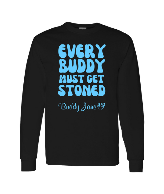 V-BUDTOP - EVERYBUDDY - Black Long Sleeve T