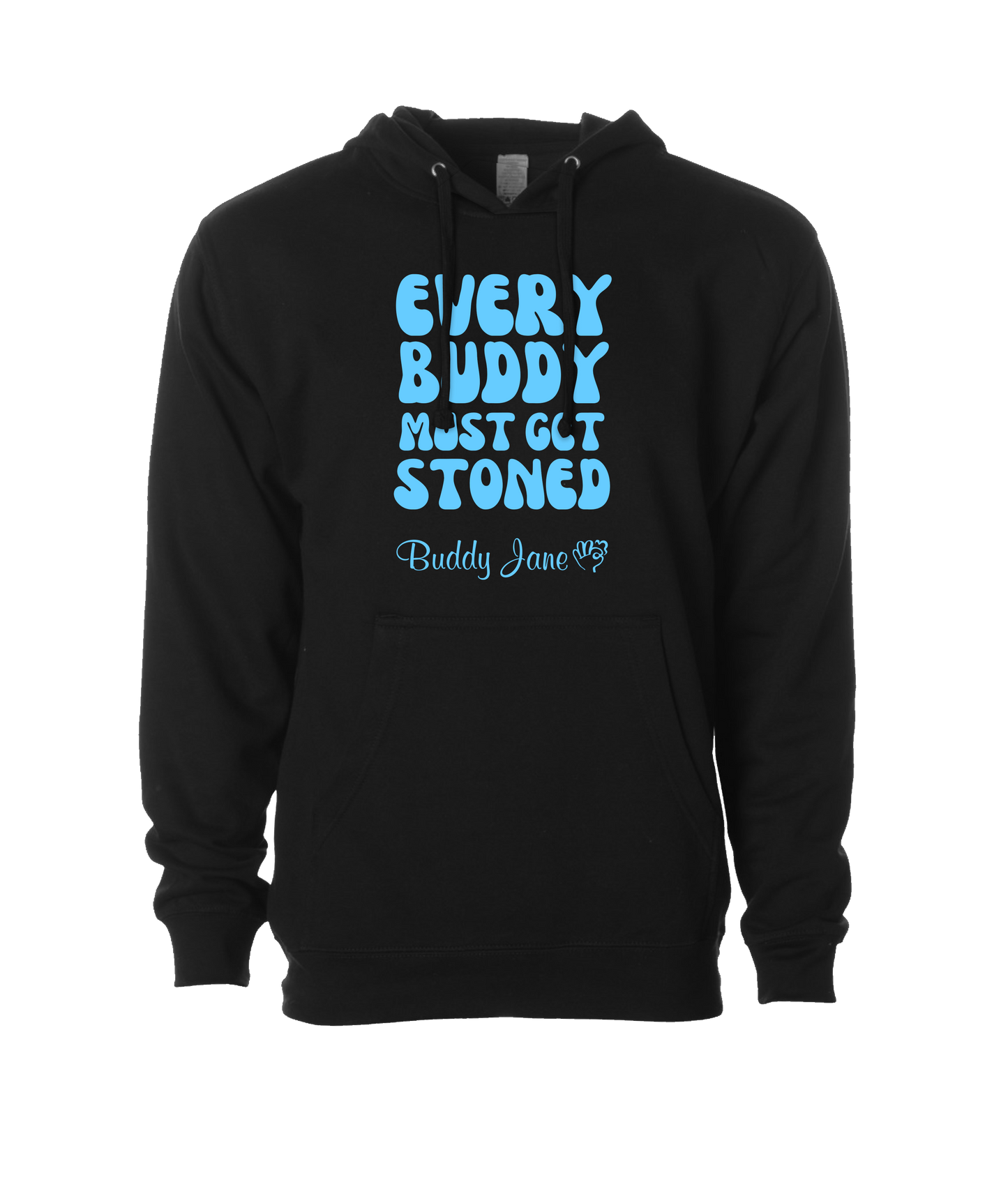 V-BUDTOP - EVERYBUDDY - Black Hoodie