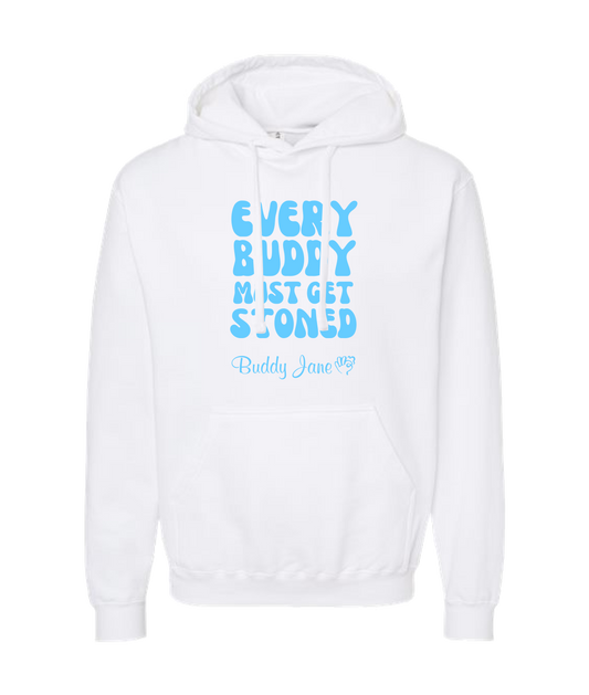 V-BUDTOP - EVERYBUDDY - White Hoodie