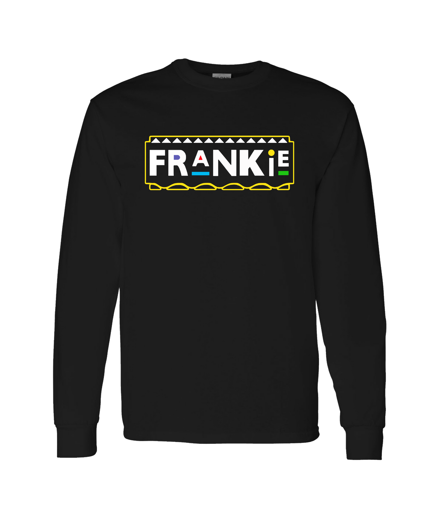 Baccwood Studios - Frankie - Black Long Sleeve T