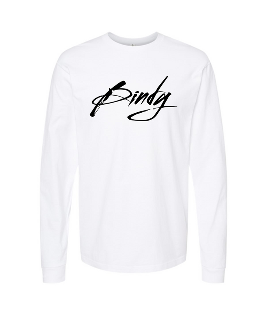 Bindy - Logo - White Long Sleeve T