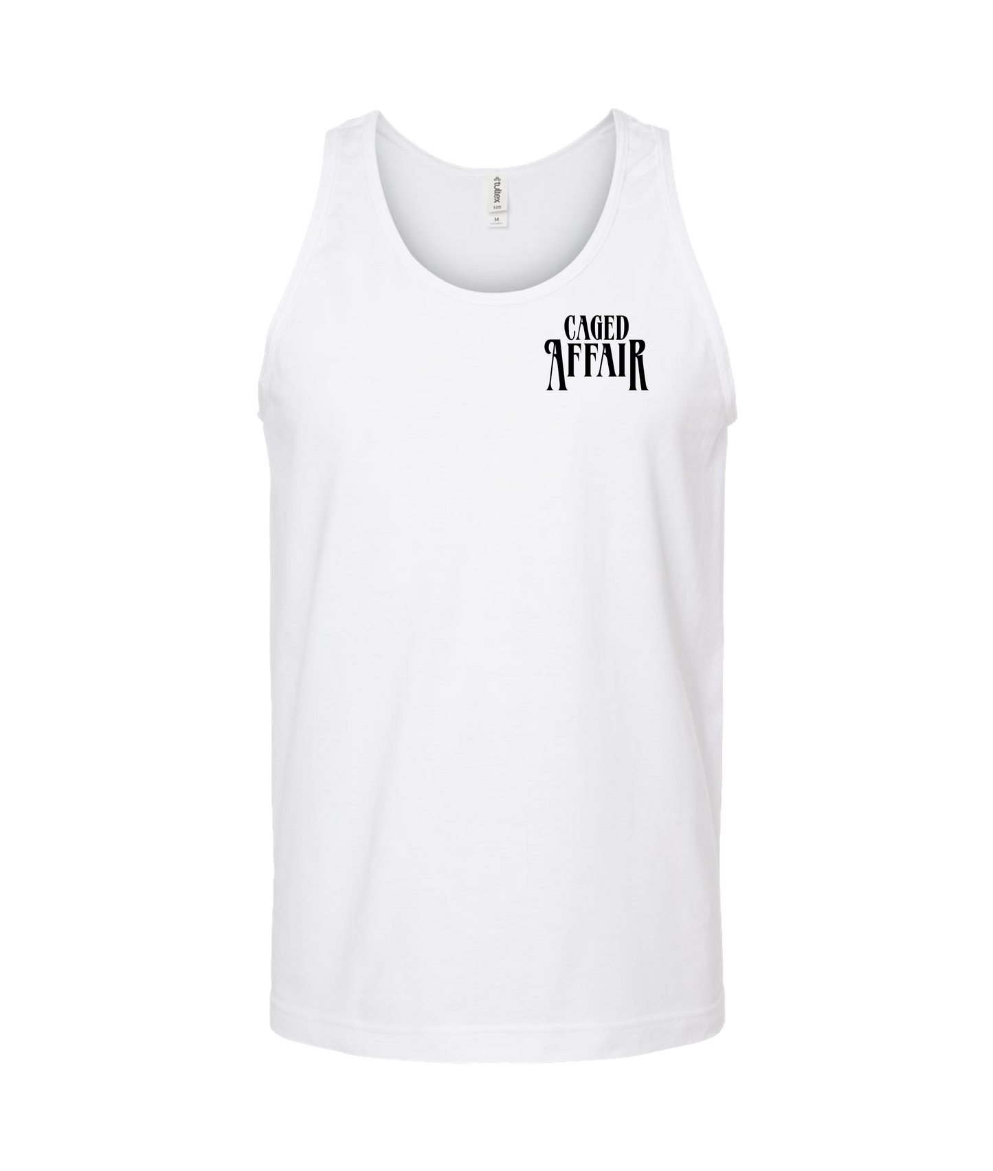 Caged Affair - Rat - White Tank Top