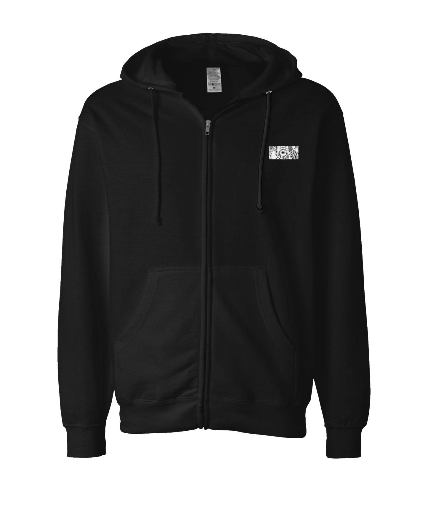 V-CANMTOP - DESIGN 1 - Black Zip Up Hoodie