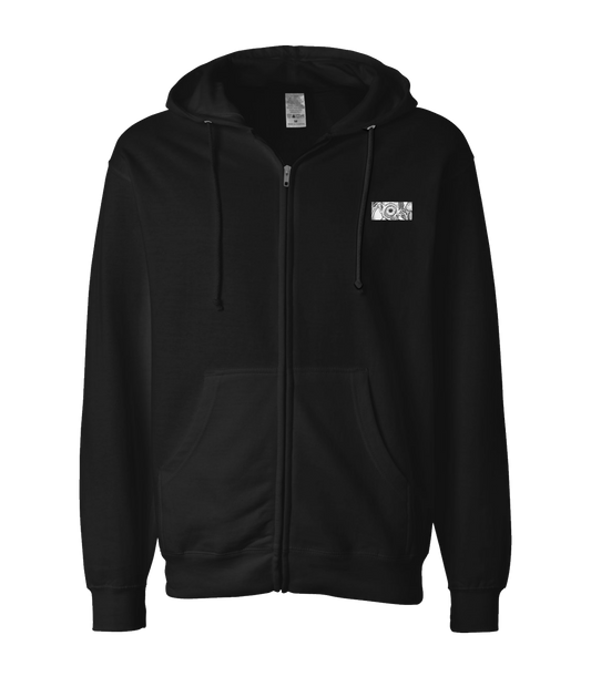 V-CANMTOP - DESIGN 1 - Black Zip Up Hoodie