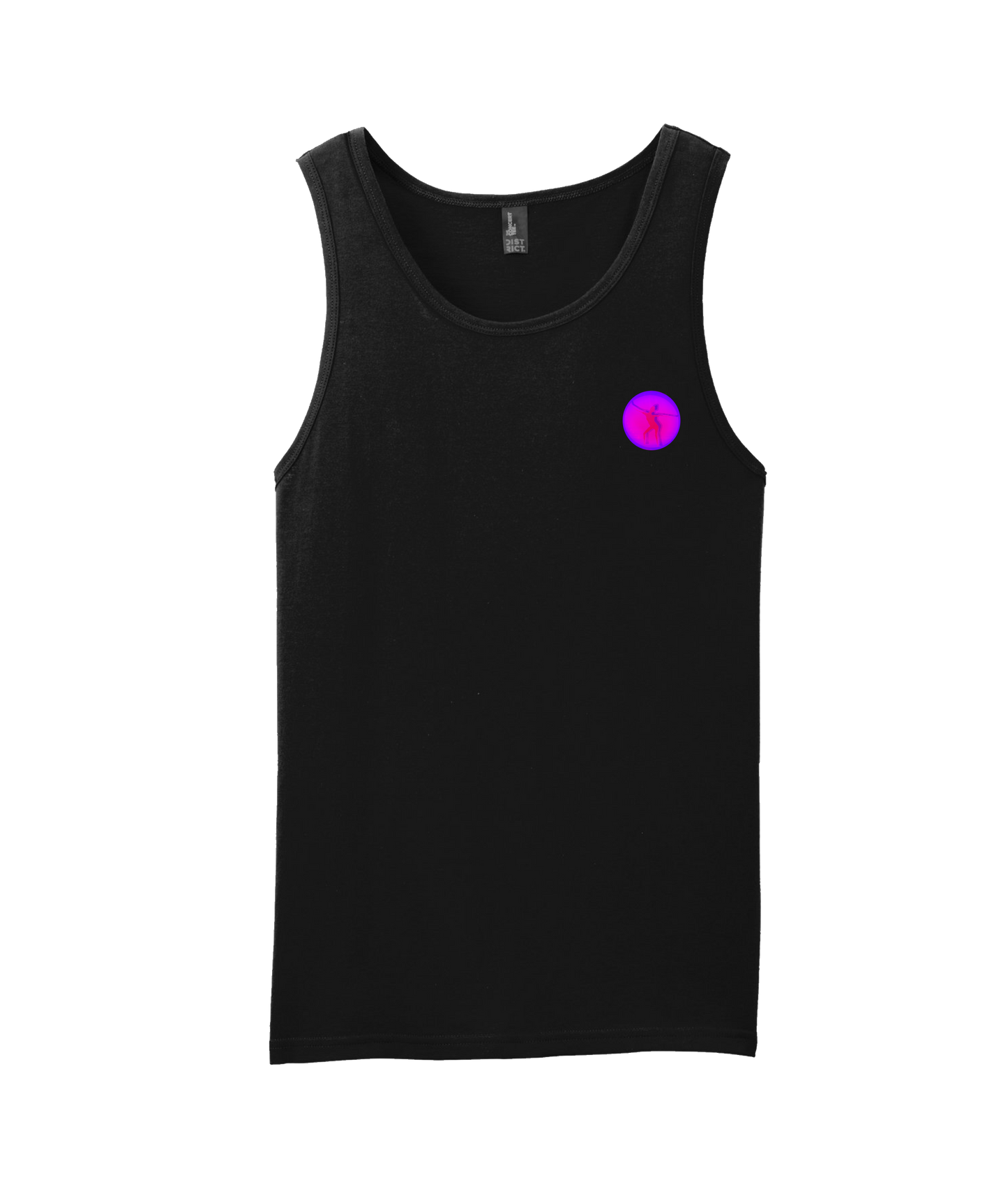 V-CANMTOP - DESIGN 2 - Black Tank Top