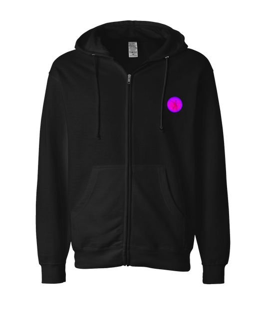 V-CANMTOP - DESIGN 2 - Black Zip Up Hoodie