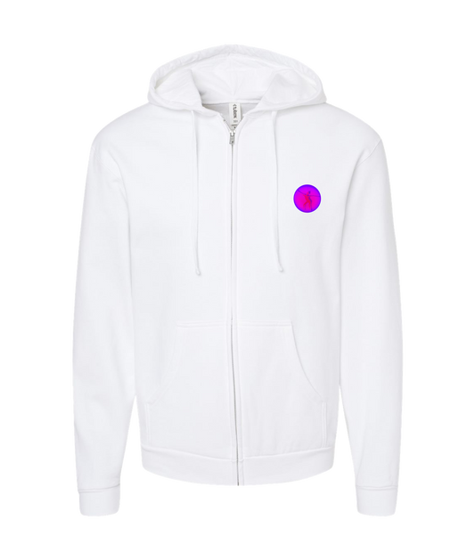 V-CANMTOP - DESIGN 2 - White Zip Up Hoodie