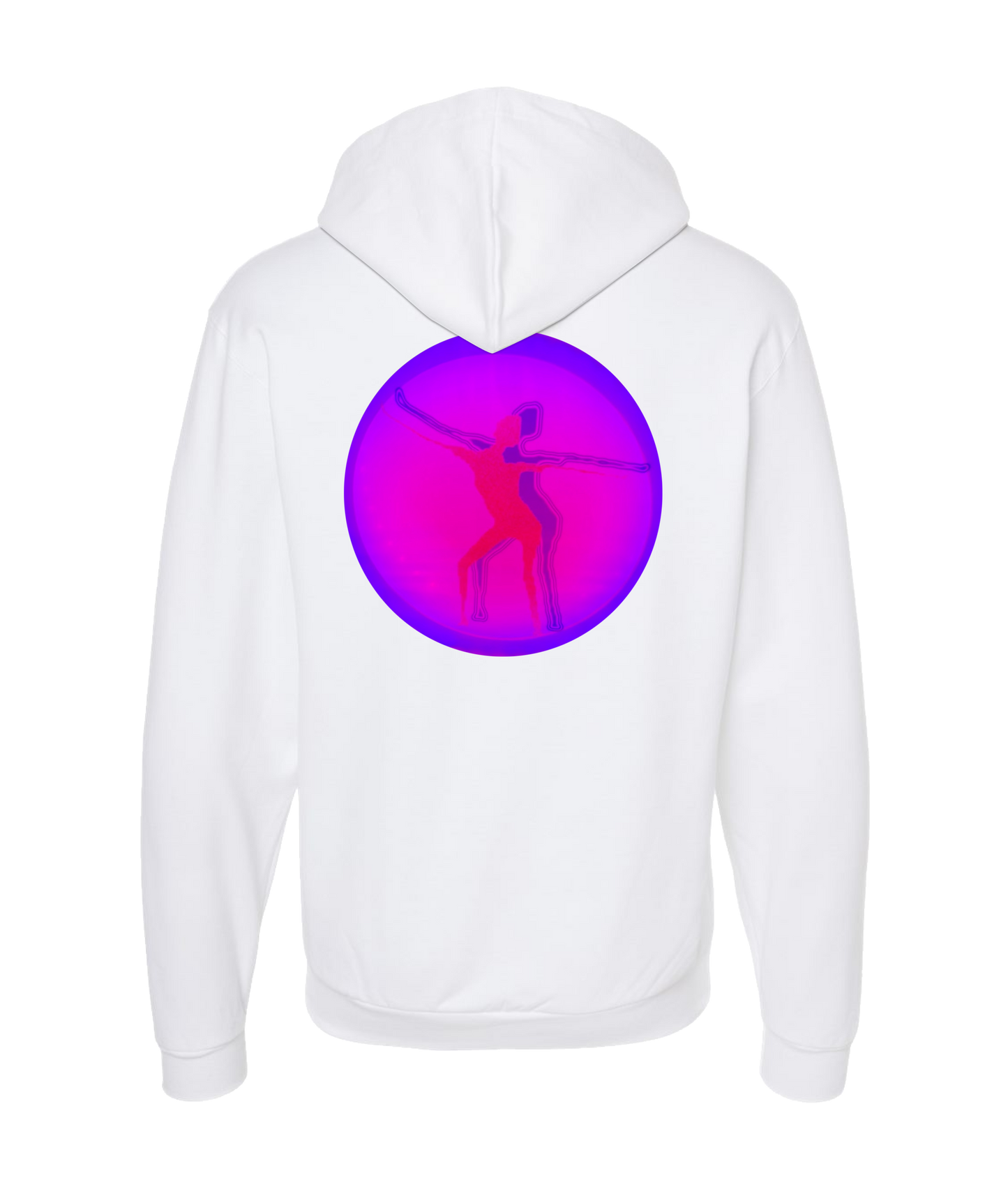 CanningMusic - DESIGN 2 - White Zip Up Hoodie