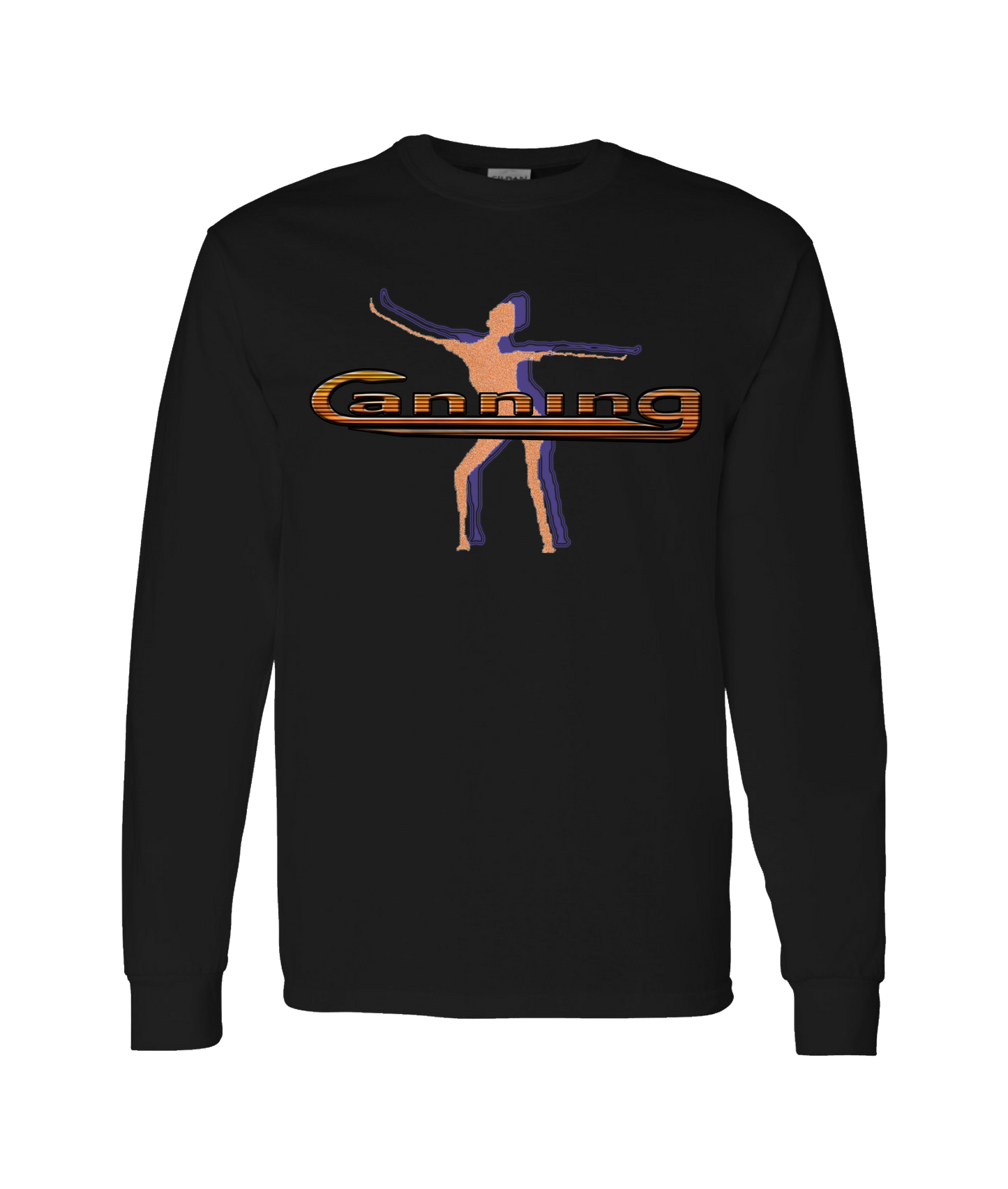 CanningMusic - DESIGN 3 - Black Long Sleeve T