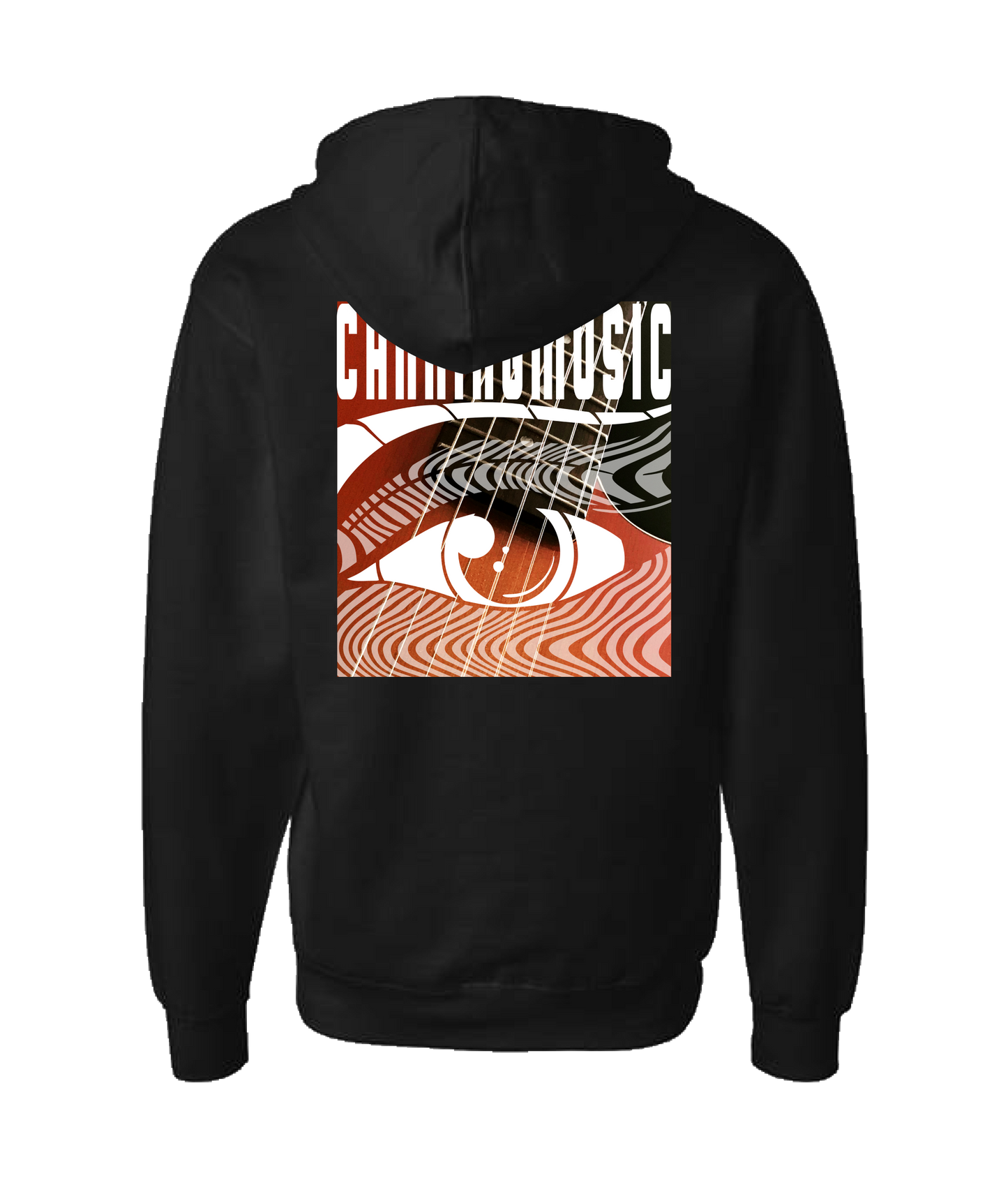 CanningMusic - DESIGN 4 - Black Zip Up Hoodie