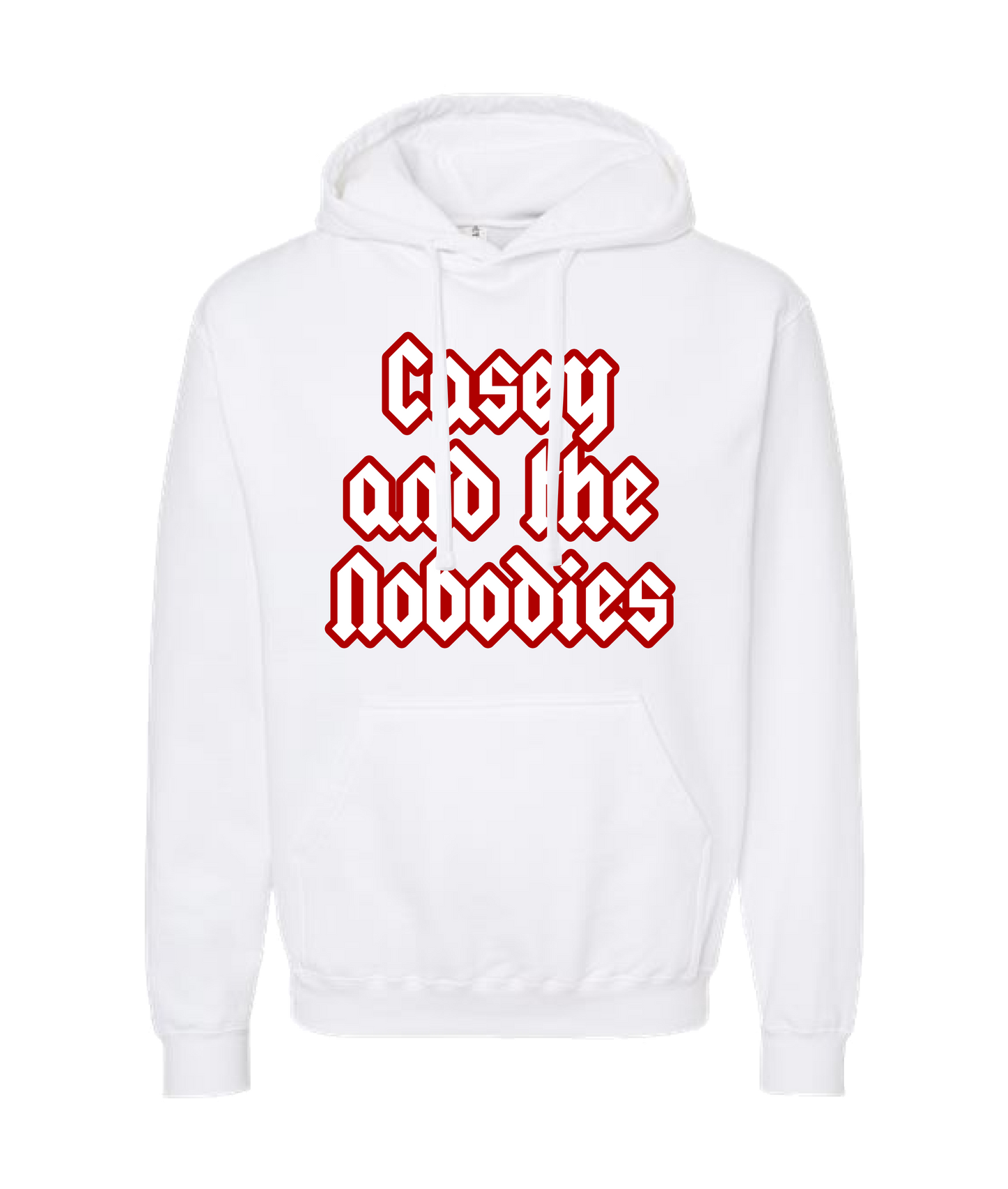 Casey and the Nobodies
 - Logo - White Hoodie