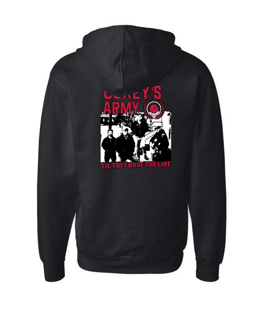 The Coxey's Army Virtual Merch Table - Til The End Of The Line - Black Zip Hoodie