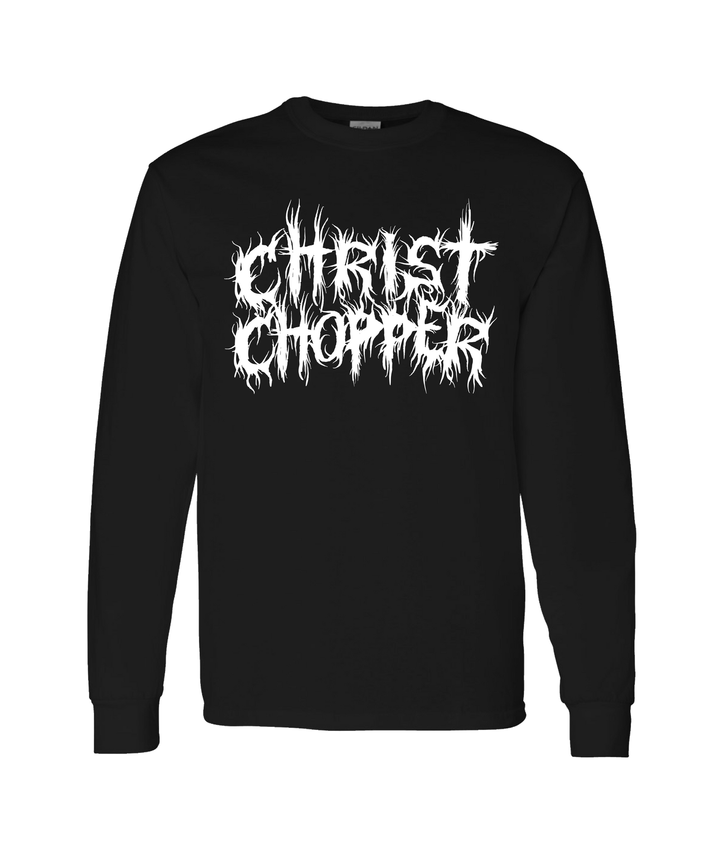 Christ Chopper - Logo - Black Long Sleeve T