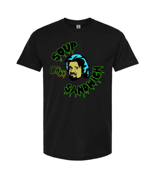 V-CCRTOP - Wolf Sandwich - Black T-Shirt