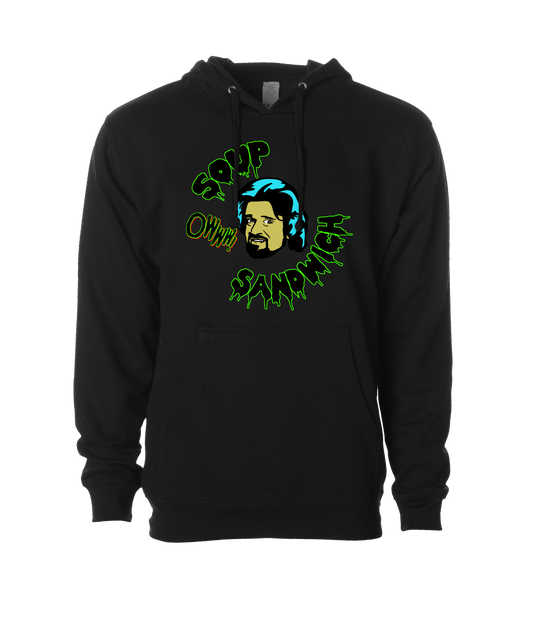 V-CCRTOP - Wolf Sandwich - Black Hoodie
