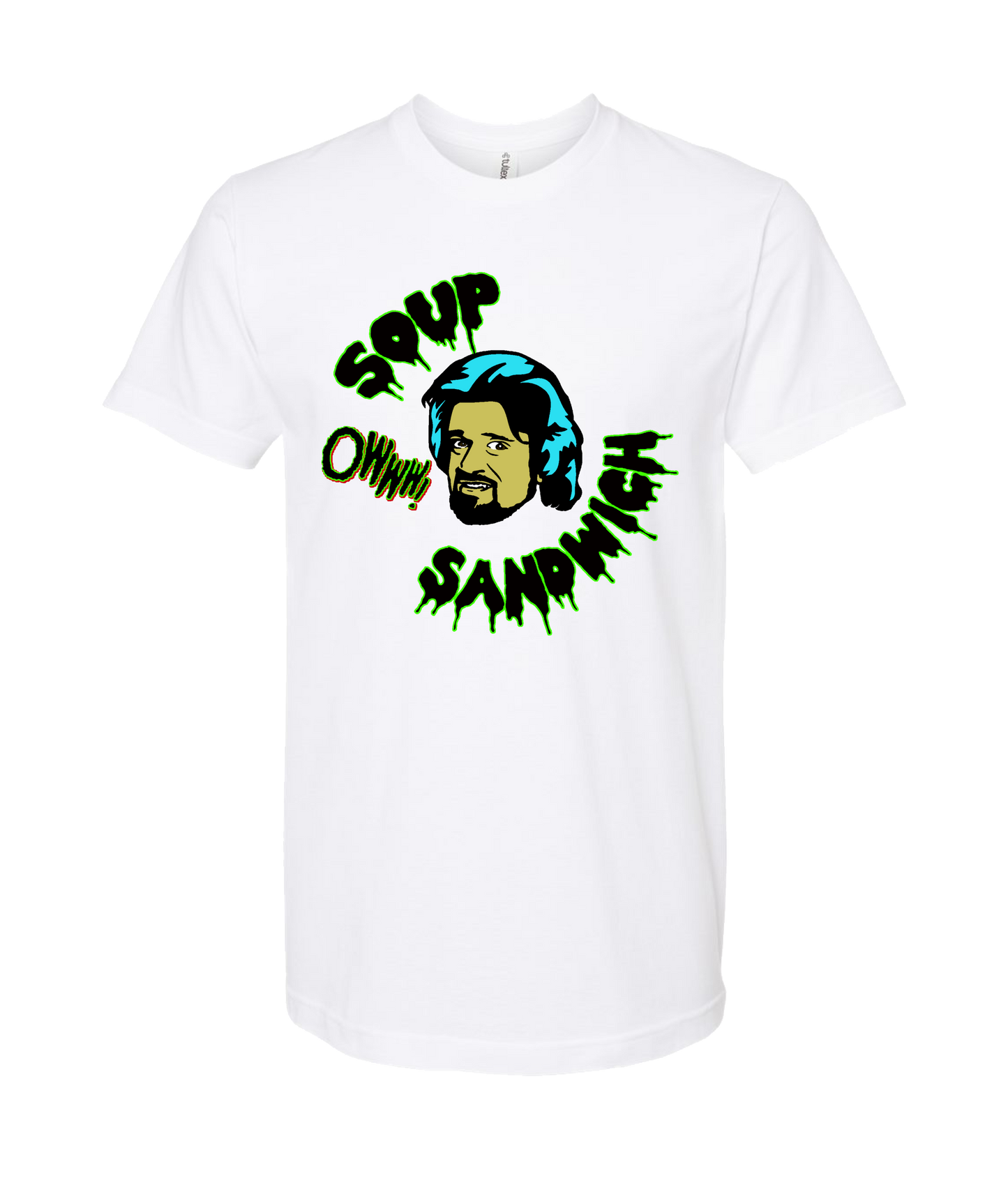 V-CCRTOP - Wolf Sandwich - White T-Shirt
